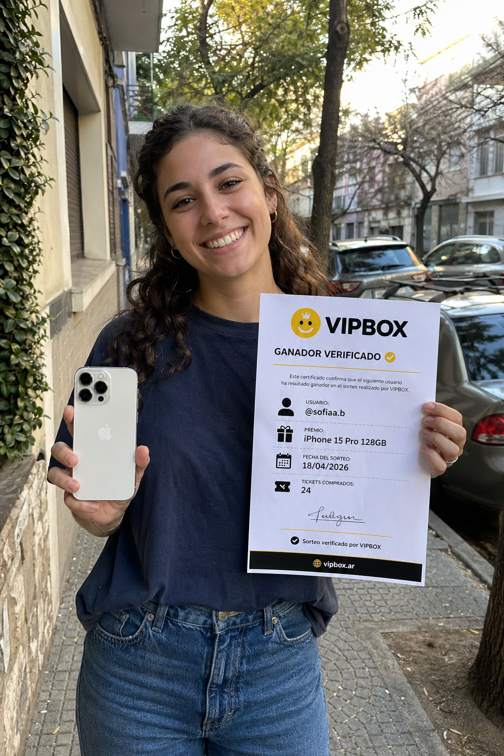 Bruno T. ganó iPhone 17 Pro