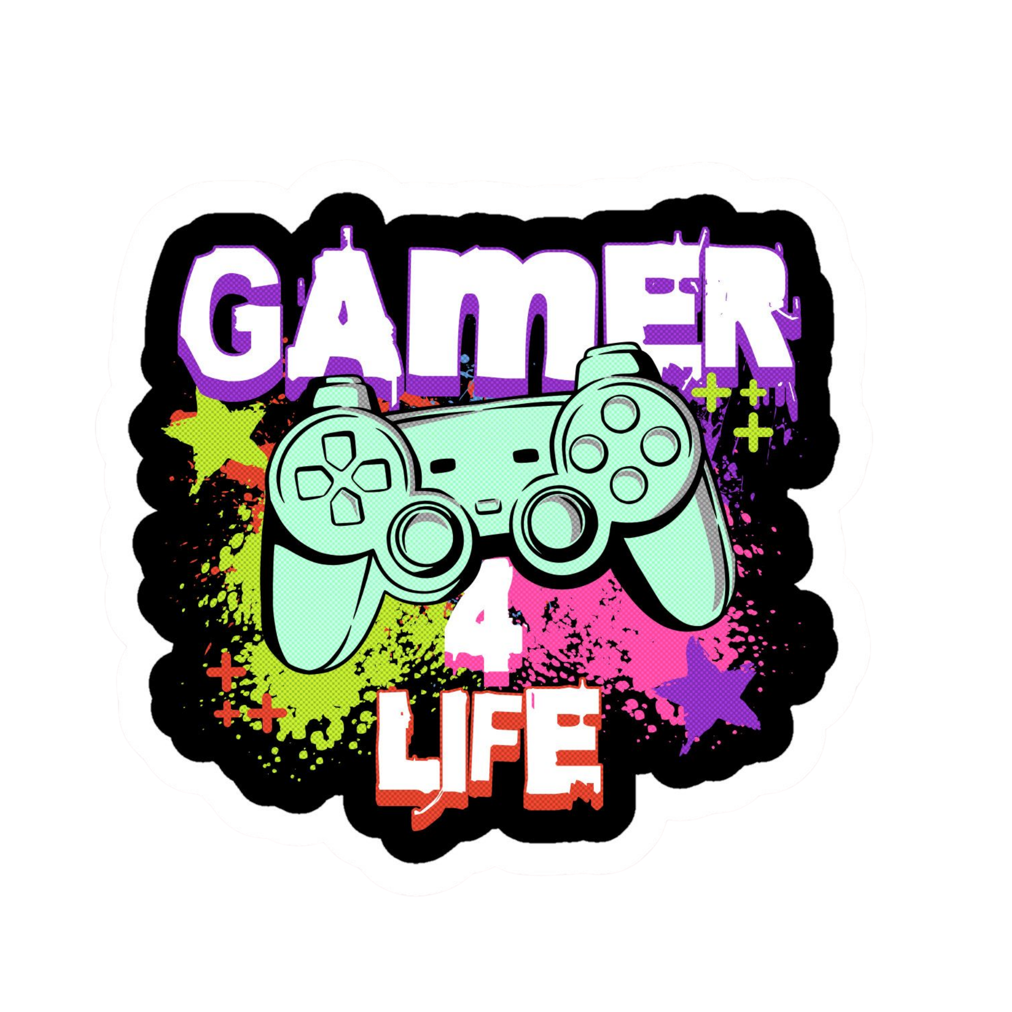 Sticker gamer life